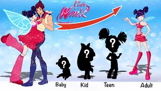 Winx Club Growing up Compilation | Fashion Wow