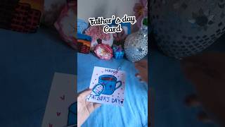 Father's day card 💙 #diyflower #diy #craftingcorner #craft #craftyliving #art #craftyideas