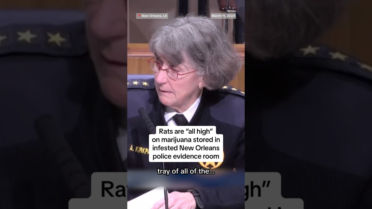 Rats are ‘all high’ on marijuana stored in infested New Orleans police evidence room Rats are ‘all high’ on marijuana stored in infested New Orleans police evidence room