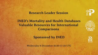 INED's Mortality and Health Databases Valuable Resources for International Comparisons (IPC2021)