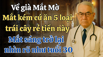 Về Già MẮT MỜ MẮT KÉM, Cứ Ăn 5 LOẠI TRÁI CÂY NÀY, Ngừa Mù Lòa, Thị Lực Rõ Ràng Tới 100 Tuổi!