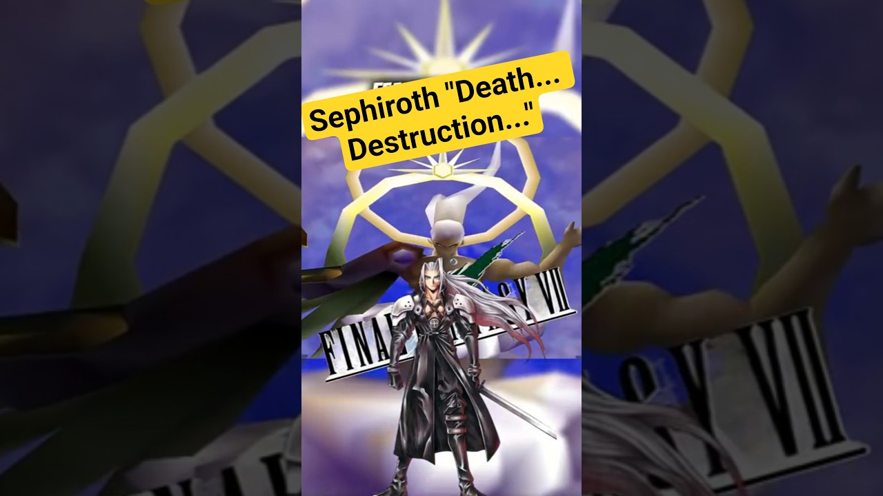 Sephiroth FF7, Truth behind the "One-Winged Angel" - Did you know? 