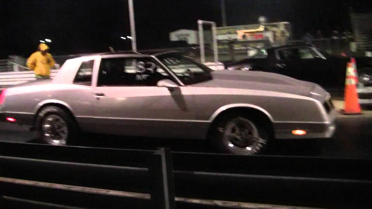 86 Monte Carlo SS 1 8 Mile Drag Racing 10 22 10 YouTube