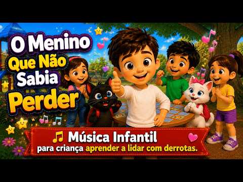 O MENINO QUE NÃO SABIA PERDER | História Infantil sobre Aprender a Perder e Lidar com a Frustração