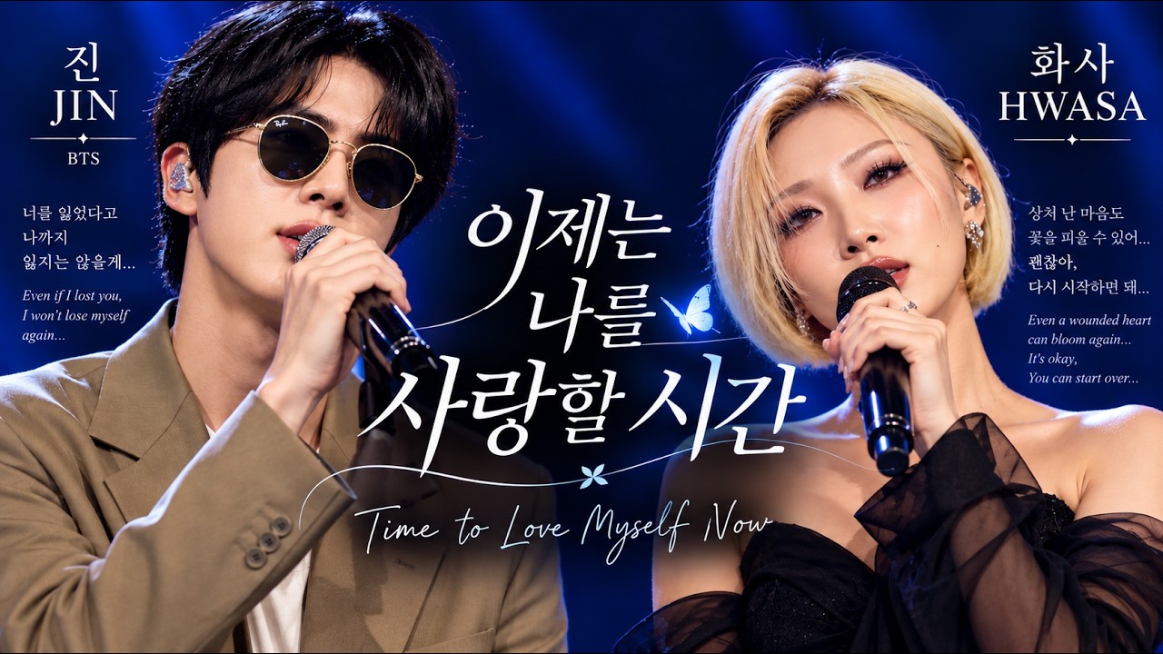 💔《이제는 나를 사랑할 시간》 진(BTS) × 화사(HWASA) 😭 너를 잃고 나서야 나를 찾았다… 눈물 끝에 다시 피어난 희망과 사랑 🌸❤️‍🩹 | 감동 듀엣 · 팬메이드