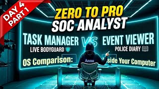 How Windows Task Manager Works | SOC Analyst Training Day 4 Part 1