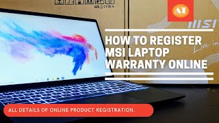 How To Register Msi Laptop Warranty Online Is Msi Giving Free Three Months Extended Warranty ?