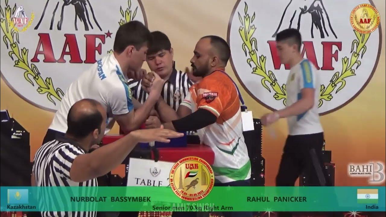 RAHUL PANICKER WINS BRONZE ALL MATCHES ASIANS 2023 DUBAI 70kg RIGHT