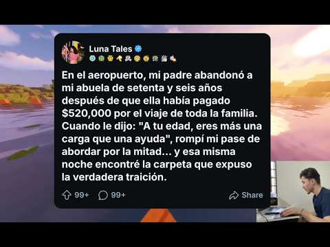 En el aeropuerto, mi padre abandonó a mi abuela de setenta y seis años después de que ella había...