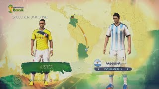 FIFA World Cup Brazil 2014 - Full Game Menus, Game Modes, Teams, Uniforms, and More! screenshot 3