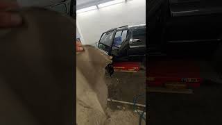 Schiebedach neu mit Stoff beziehen nach Jahren im Regal. E30