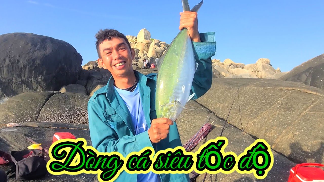 vuongfishing86  / Dùng mồi bột hốt trọn ổ cá giò khủng gành Mỹ Thọ _ Phù Mỹ cùng Anh,Em