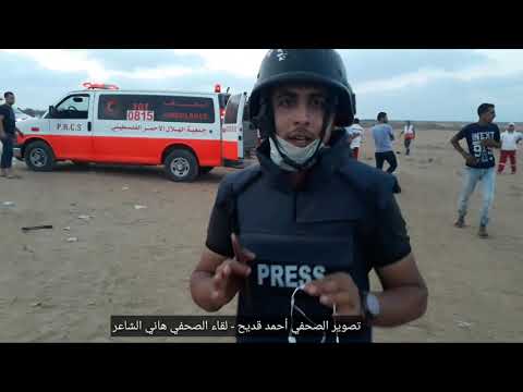 الصحفي أحمد قديح لقاء مع الصحفي هاني الشاعر 