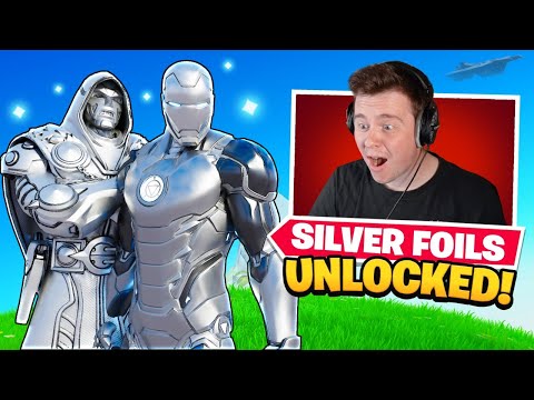 unlocking EVERY Silver Foil Skin LIVE - unlocking EVERY Silver Foil Skin LIVE