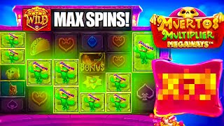 I FINALLY GOT A MAX SPINS BONUS AGAIN ON MUERTOS MULTIPLIER MEGAWAYS!! (Bonus Buys) screenshot 5