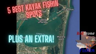 My go to spots for kayak fishing