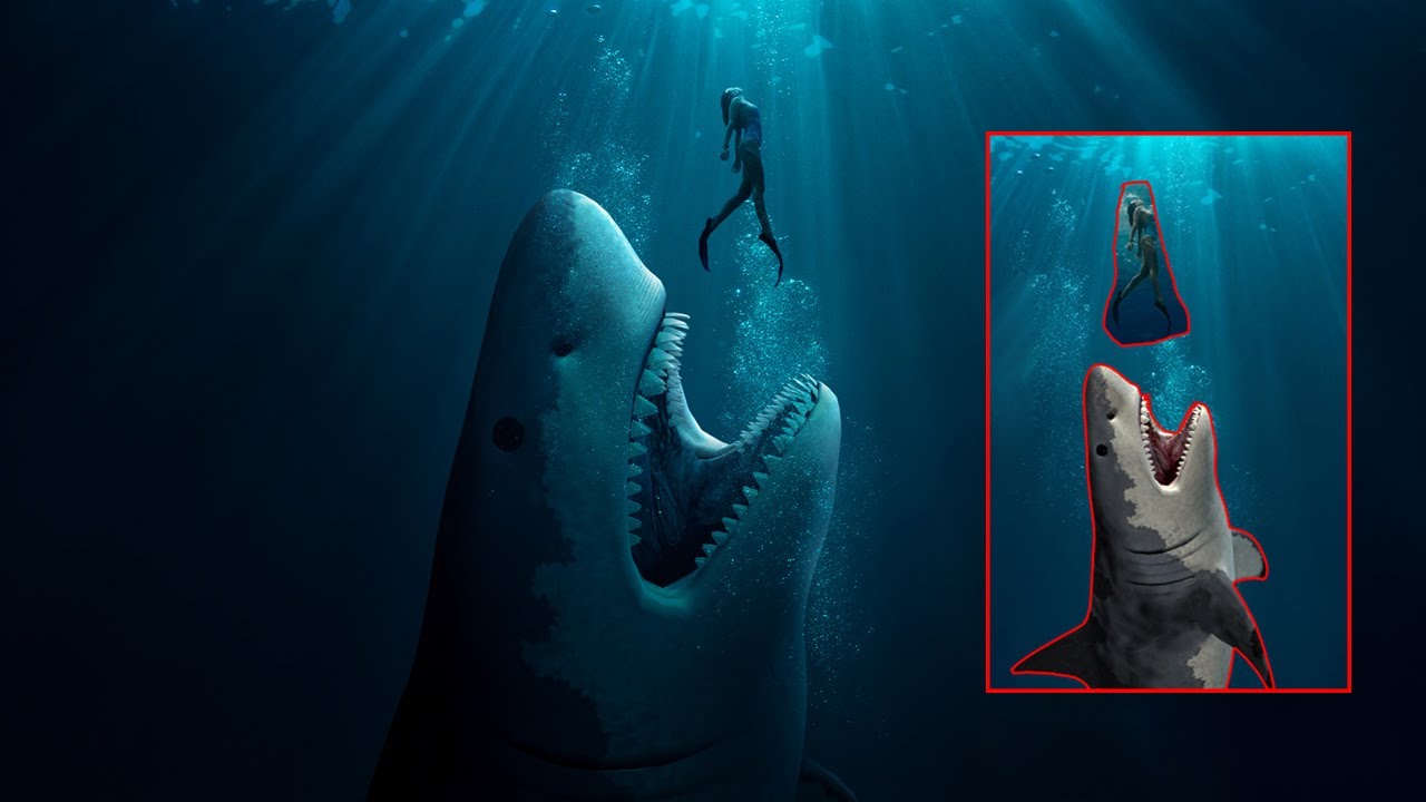 Shark Attack Under Water l Photo Manipulation Tutorial l Photoshop cc