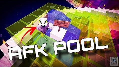 How to make an AFK Pool! | Hypixel Skyblock
