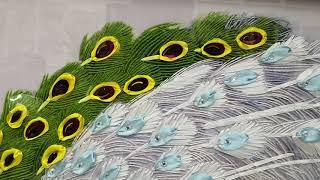 Ngắm tranh đẹp tại Hậu decor - Tuyệt tác ruybang chim công mẫu đơn screenshot 5