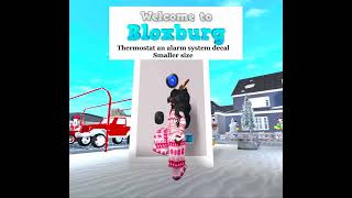 Bloxburg alarm decals