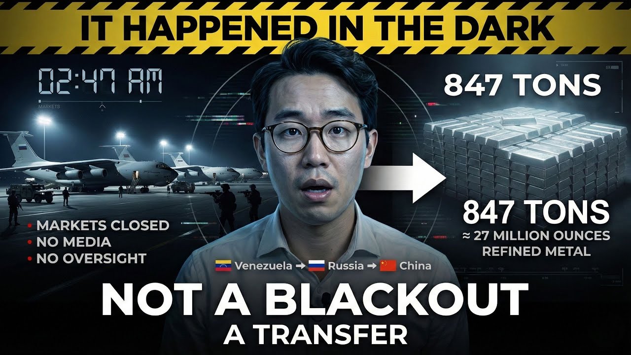 Venezuela’s Silver Disappeared in 6 Hours — Here’s What the Data Shows