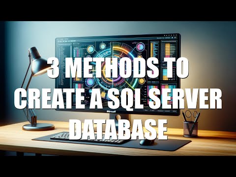 How To Create A SQL Server Database using SSMS? (3 different ways)