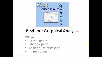 Beginner Graphical Analysis Tutorial