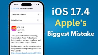 iOS 17.4 - Apples Biggest Mistake | iOS 17.4.1 CONFIRMED (HINDI)