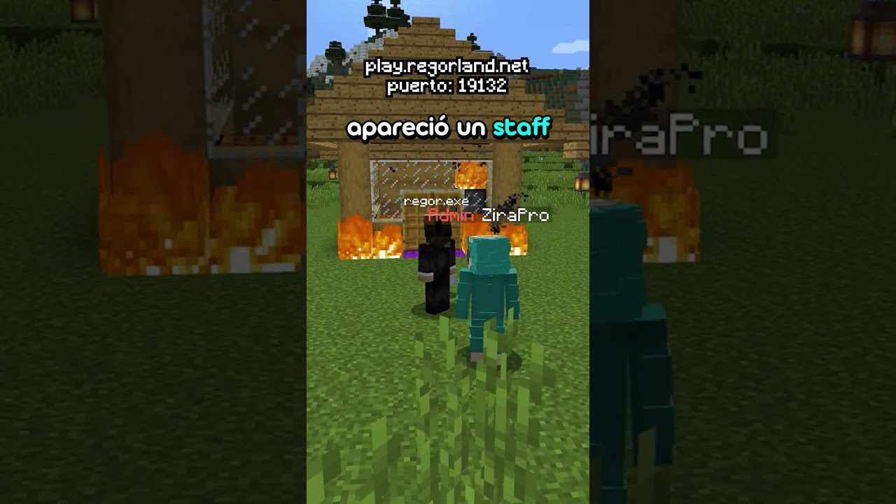 Hacker falso en mi server de Minecraft!