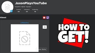 How to Make Your Profile on Roblox [ Content Deleted ]