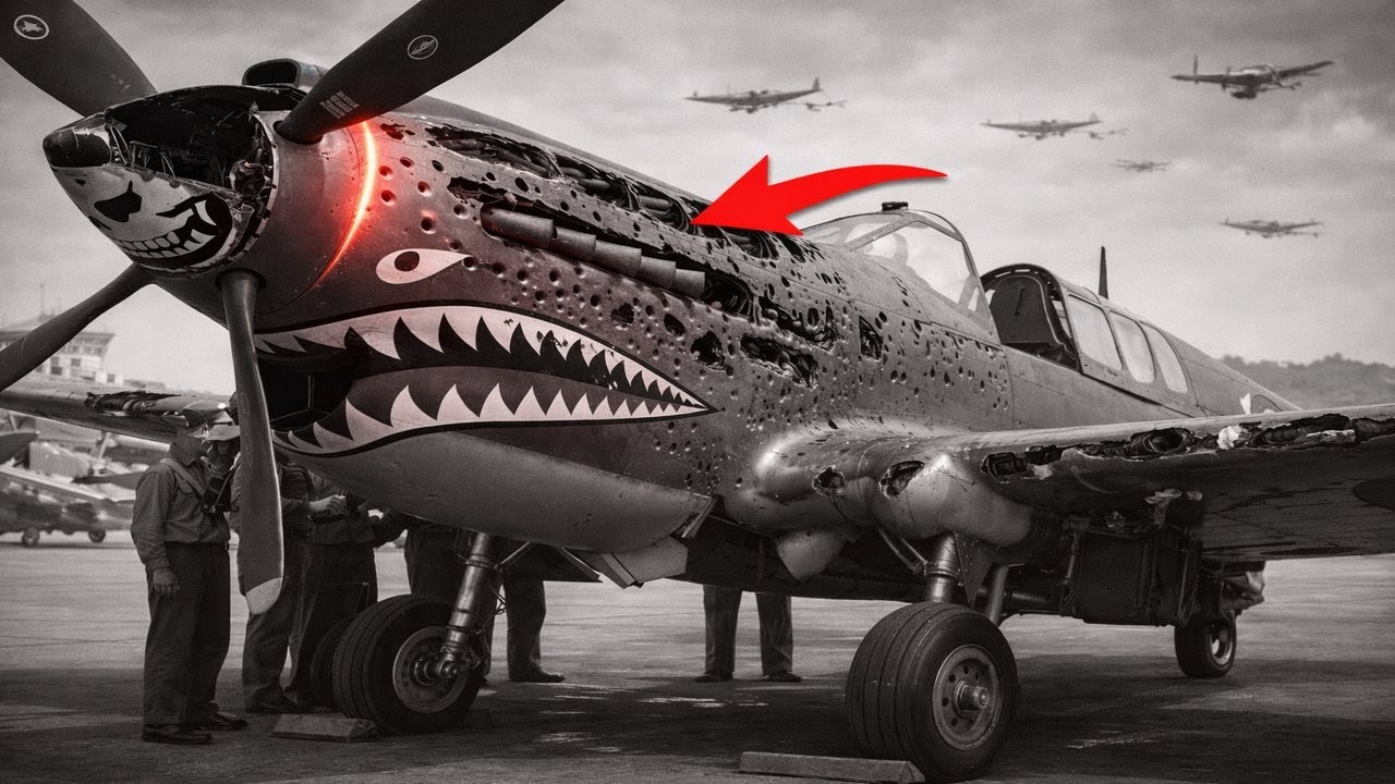 One P-40 Warhawk vs 64 Japanese Aircraft | WWII Dogfight