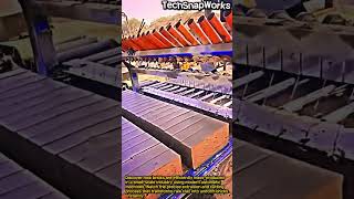 Small-Scale Industry Brick Production #worker #process #manufacturing #automation #industry