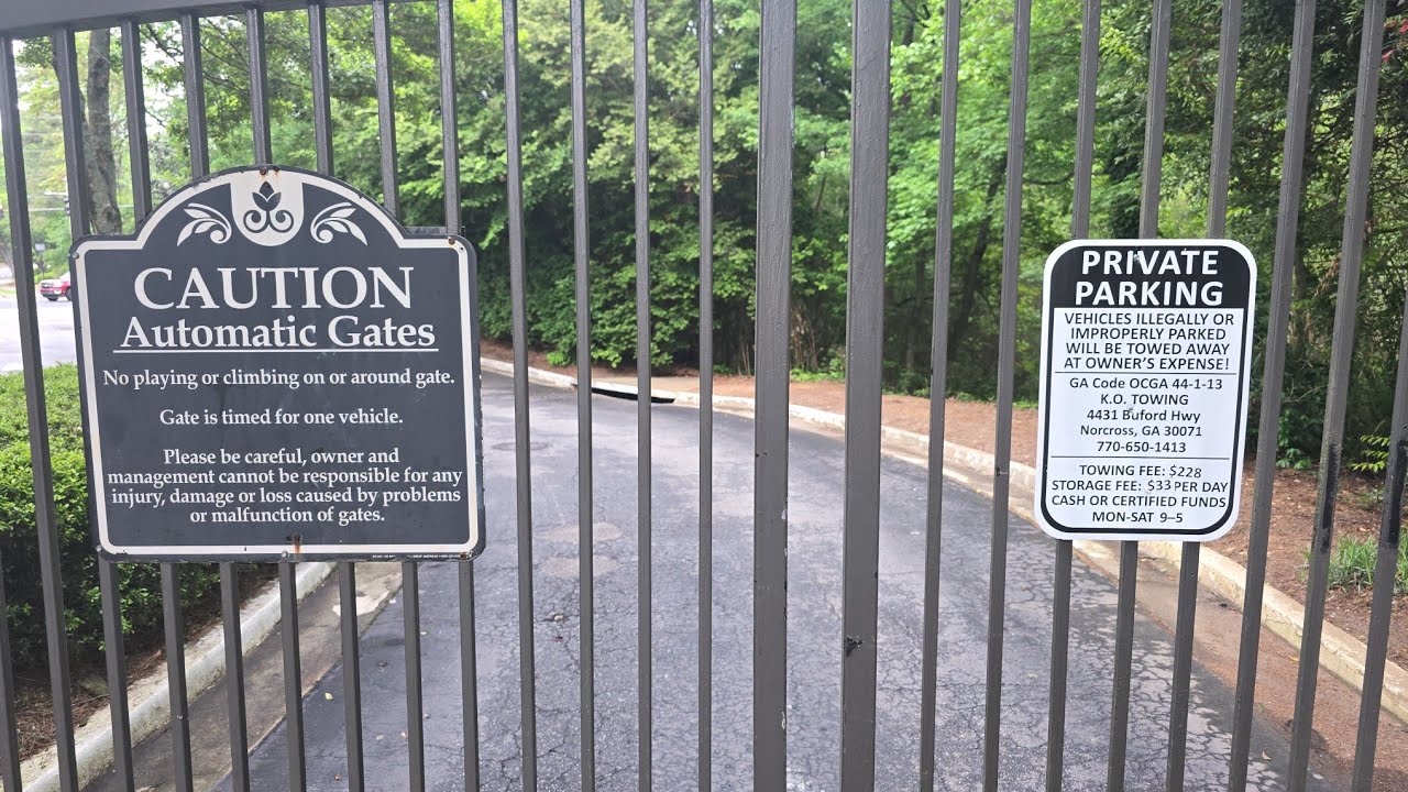 Gated community security breach at Avant Court Luxury Apartments & Spa Duluth.