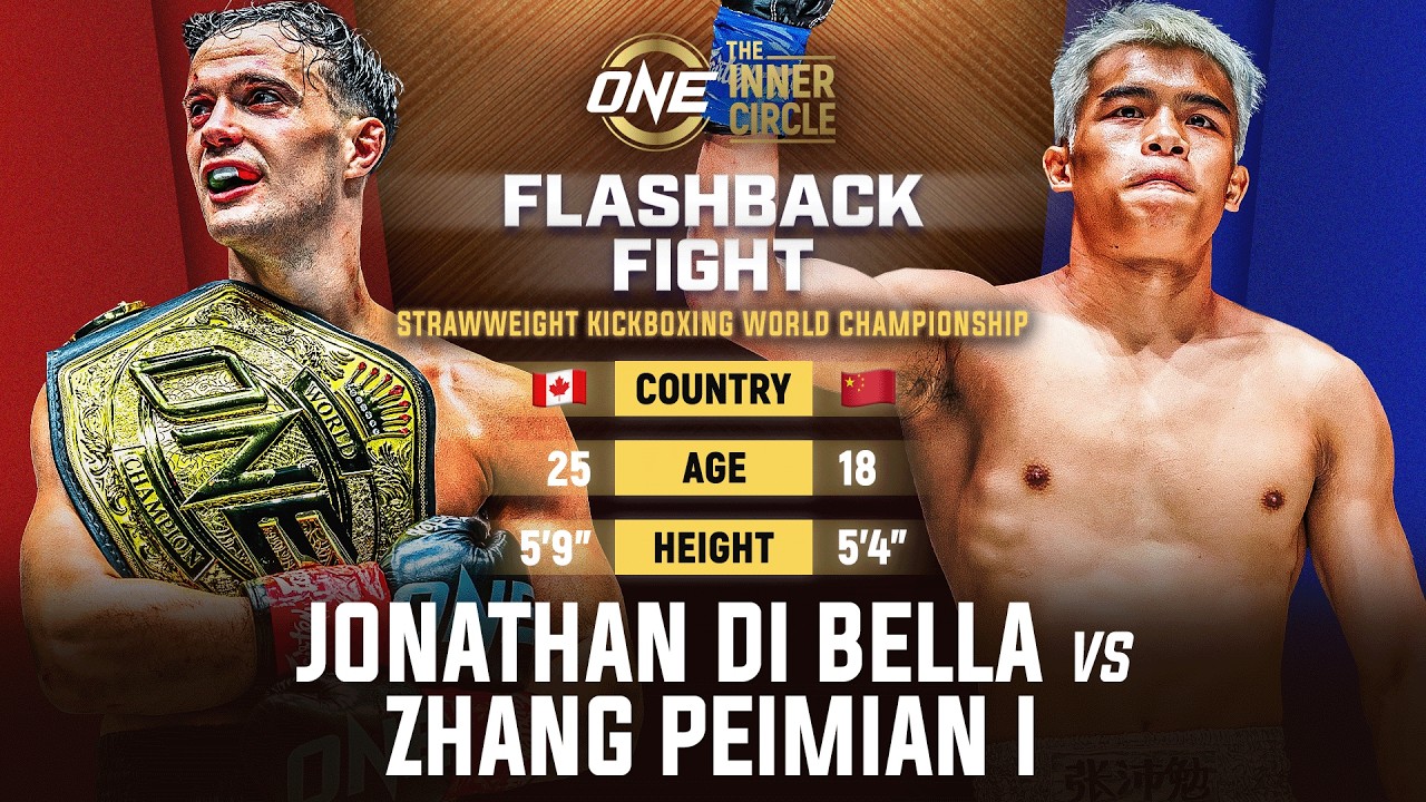 They Were Fighting at 2X SPEED 😱 Jonathan Di Bella vs. Zhang Peimian | Kickboxing Full Fight