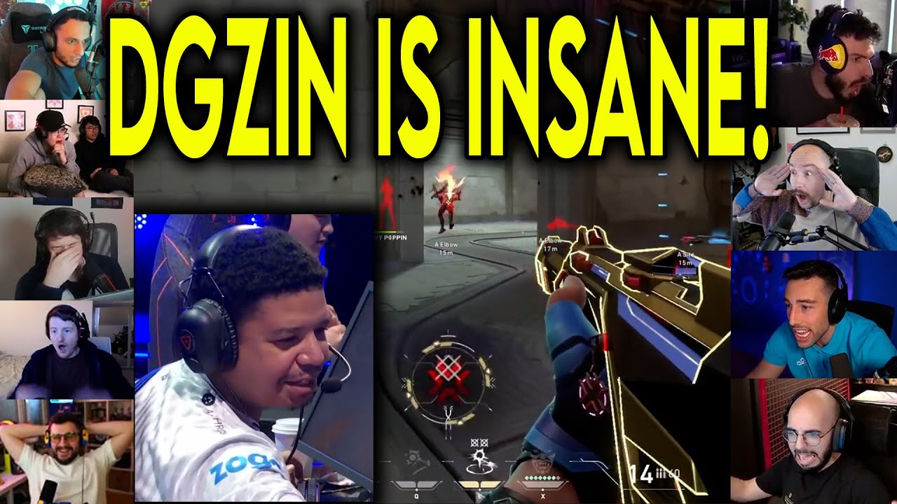 Valorant Streamers Reacts To EG dgzin Insane 4k Against ENVY In VCT