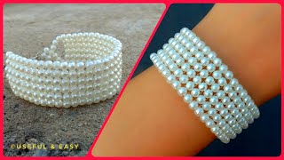 How To Make//A Beautiful Bridal Bracelet//Beading Tutorial// Useful & Easy