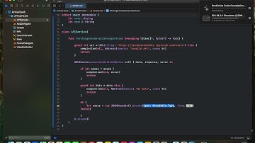 Simple api calling user details from url in swift iOS 2025 ||  interview Standard || simple coding