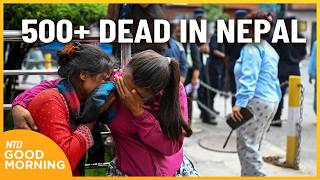 Nepal Death Toll Crosses 500; CENTCOM: Hormuz Strait Cleared of Mines | NTD Good Morning (Aug. 28)
