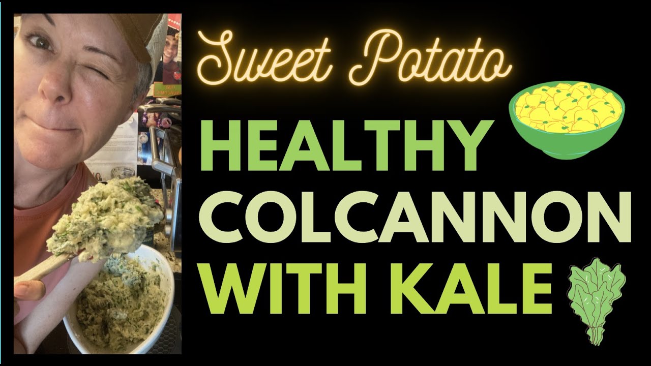 Japanese Sweet Potatoes with Greens (DiabeticFriendly Colcannon) YouTube