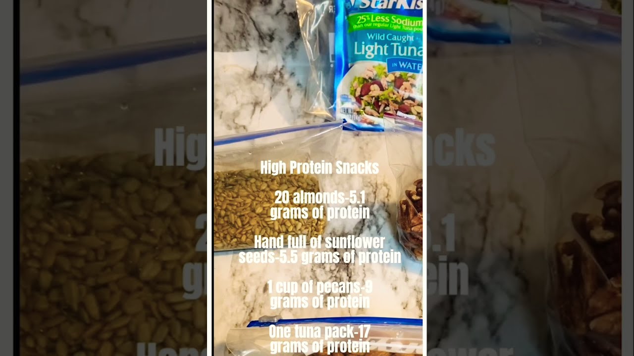 HIGH Protein Snacks-Healthy Snacks on THE GO, high protein foods