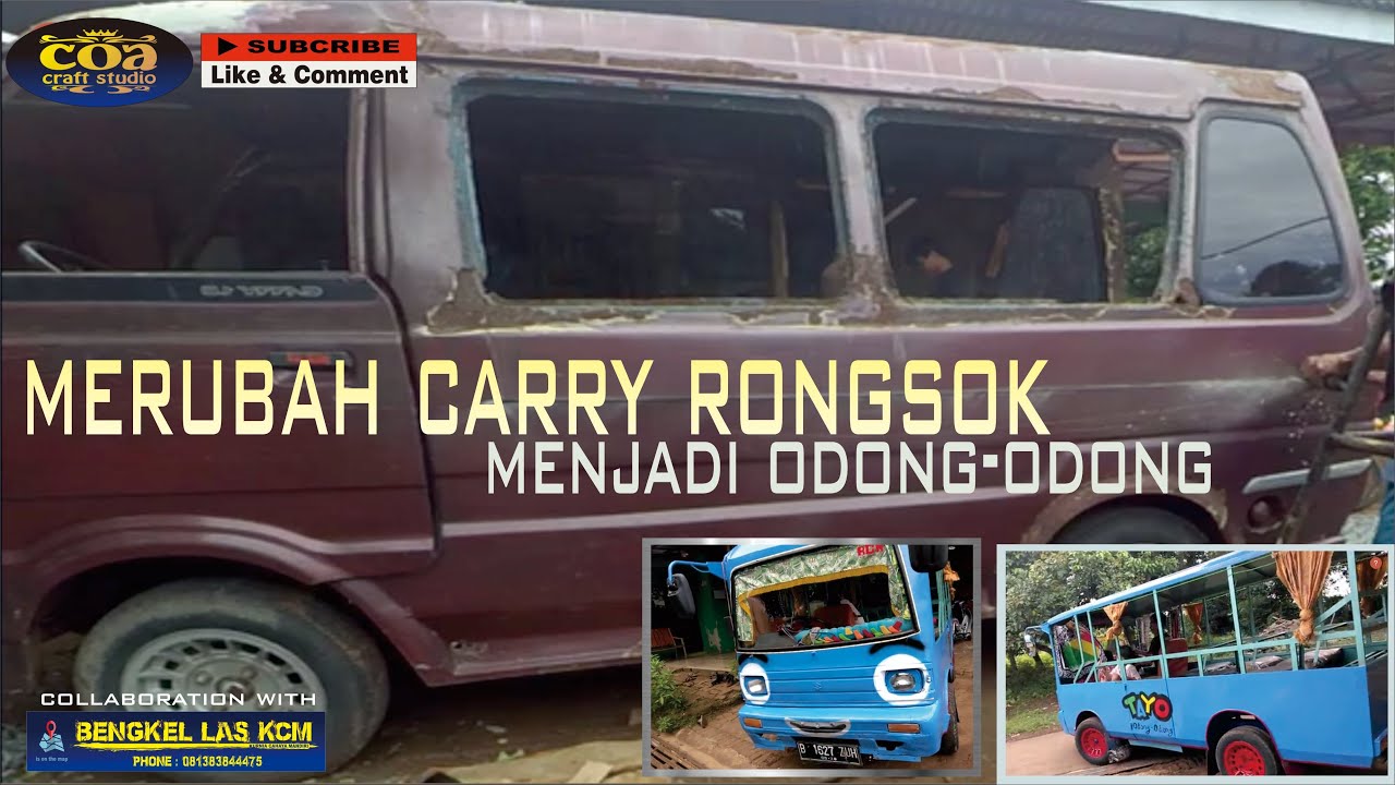 Merubah carry rongsok menjadi tayo odong  odong