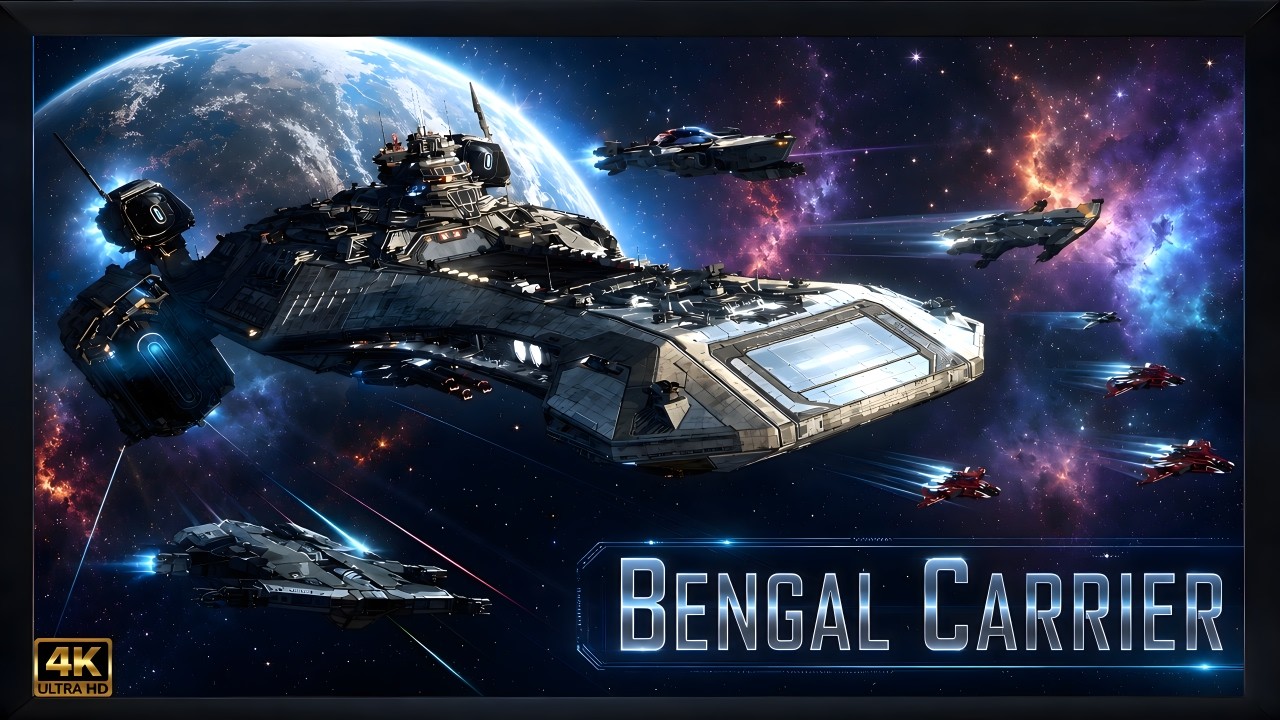 STAR CITIZEN -THE SPINE OF THE UEE - BENGAL CARRIER - YouTube
