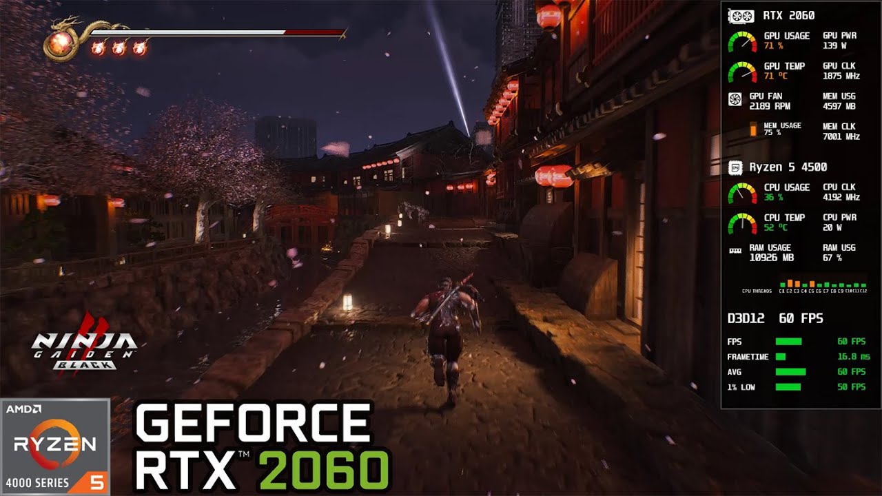NINJA GAIDEN 2 Black | RTX 2060 6GB - YouTube