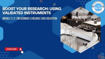 Boost Your Research: Using Validated Instruments for Accurate & Reliable Data Collection