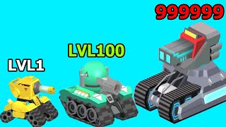 LẮP RÁP XE TĂNG ĐỒ CHƠI TIẾN HÓA TỪ XE 3 NÒNG THÀNH SÚNG LASER - Tank Force Top Game Thành EJ screenshot 5
