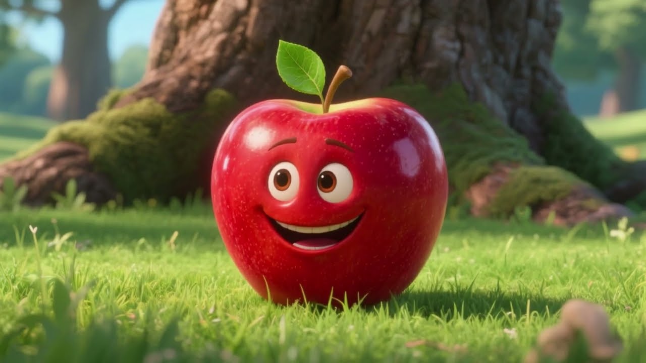 Веселый яблочный рулет 🍎 | Стихотворение для детей 