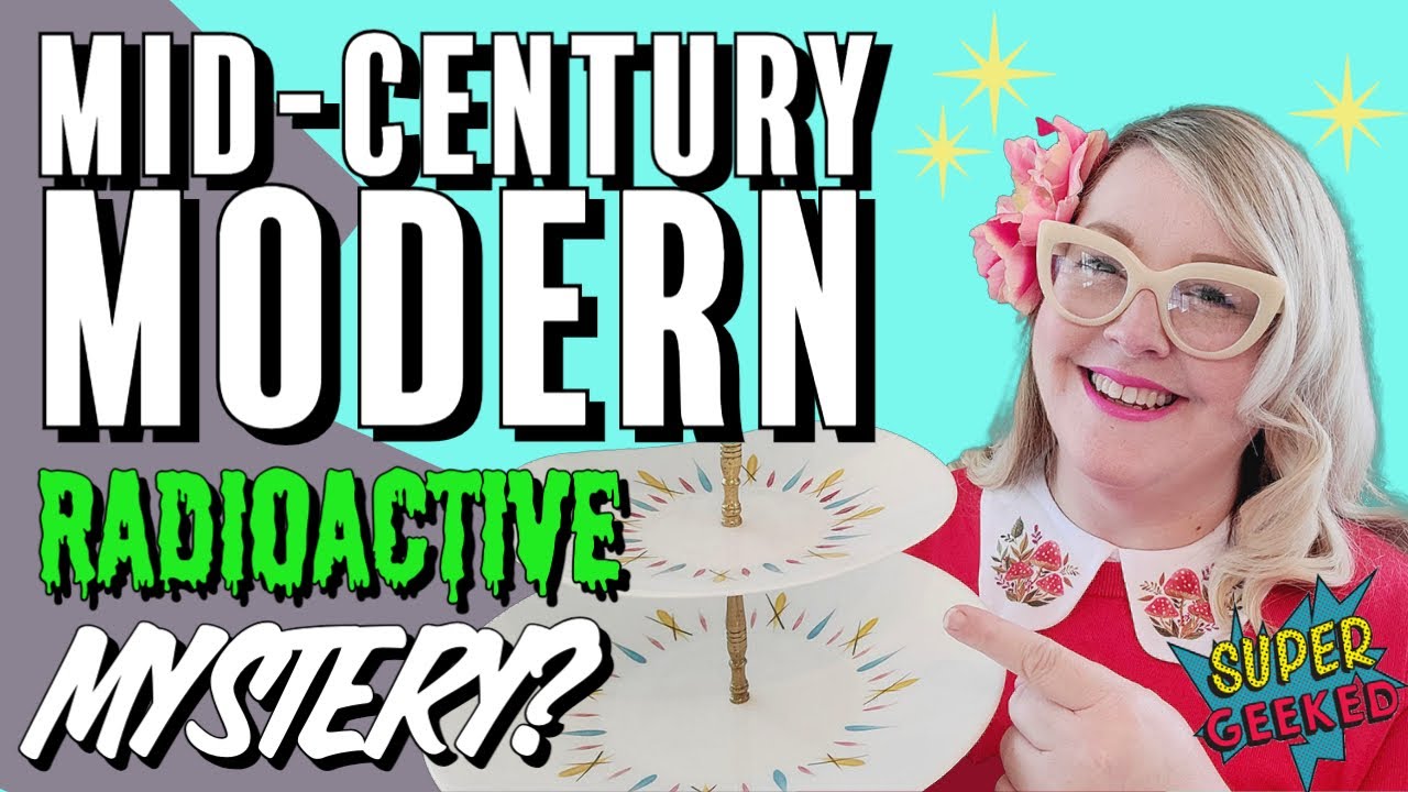 MidCentury Modern Radioactive Mystery Canonsburg Pottery
