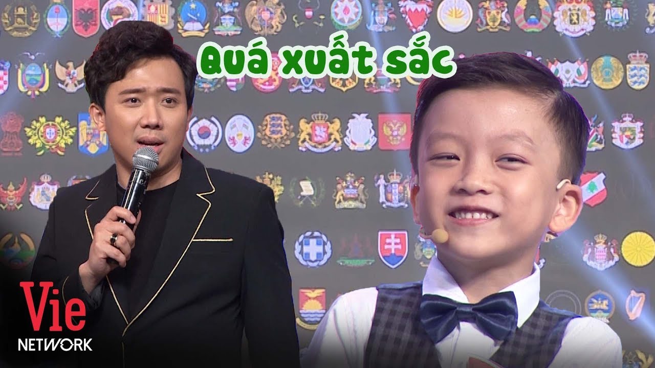 Trấn Thành bái phục cậu bé 6 tuổi nhận diện quốc huy... - youtube