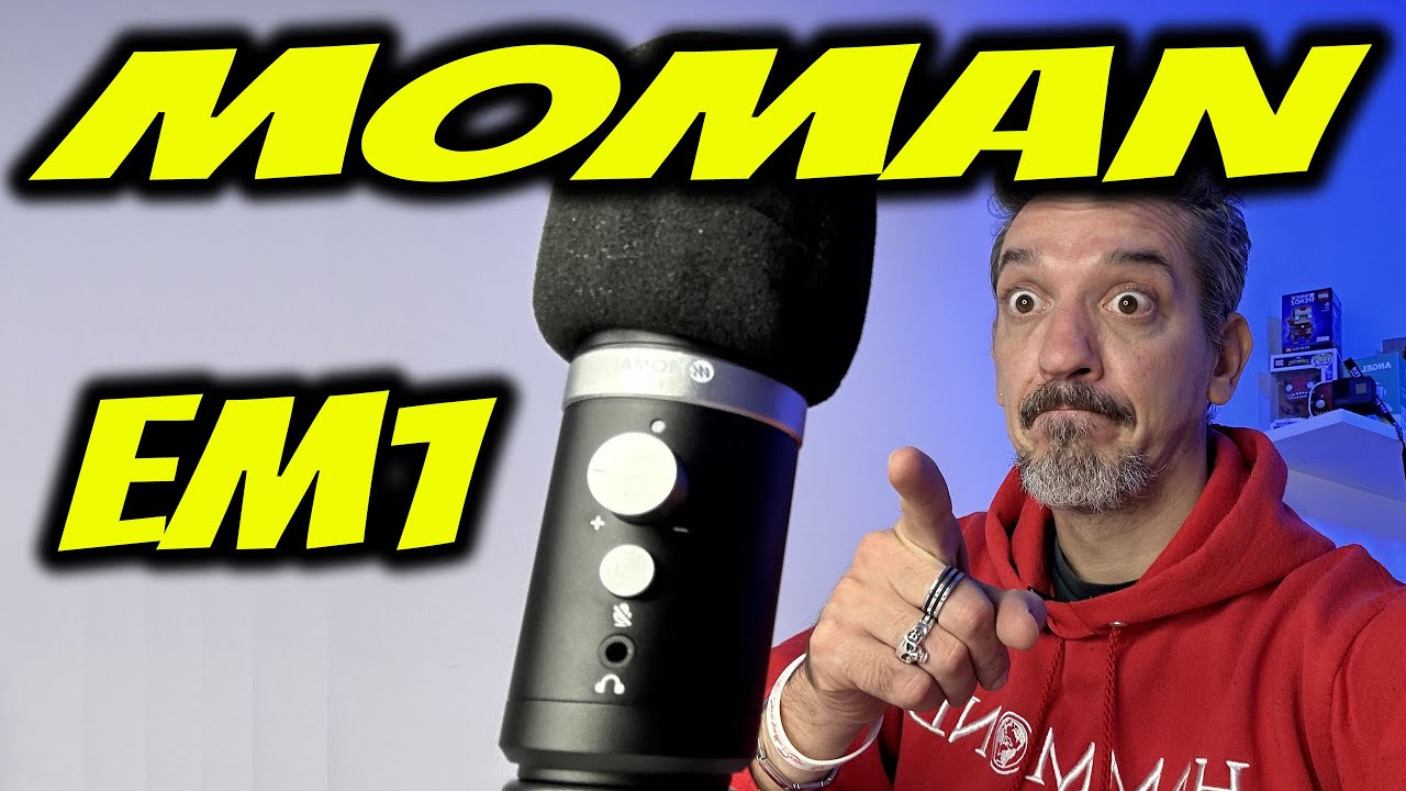 MOMAN EM1 -  MICROFONO PER LIVE E PODCAST