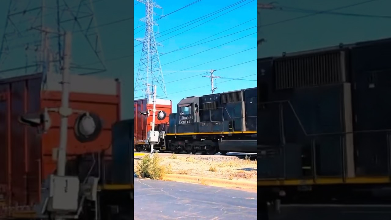Illinois Central (Canadian National) Rumbling Through Plainfield